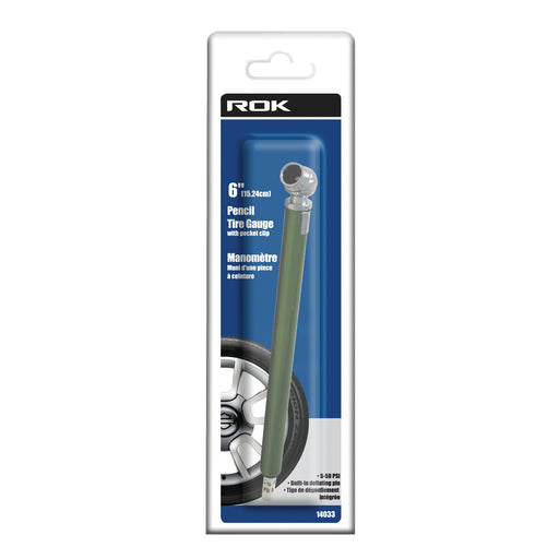 ROK 6" Pencil Tire Gauge