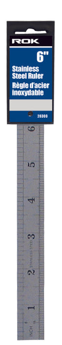 Stainless Steel Ruler 6"