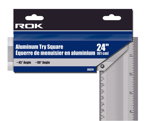 ROK Aluminum Try Square 24"