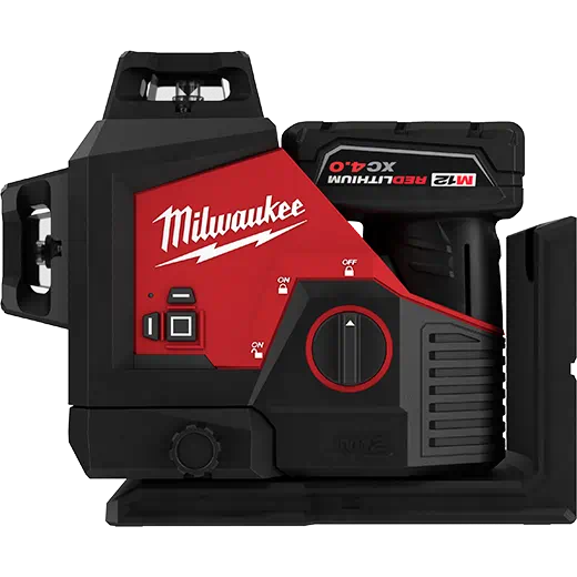 Milwaukee M12™ Green 360° 3-Plane Laser Kit