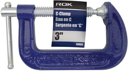 ROK C-Clamp 3-inch