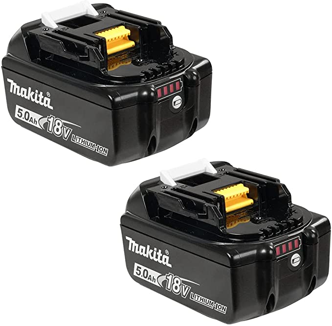 Makita BL1850B-2 (196681-7) 18V (5.0 Ah) Li-Ion Battery Twin Pack