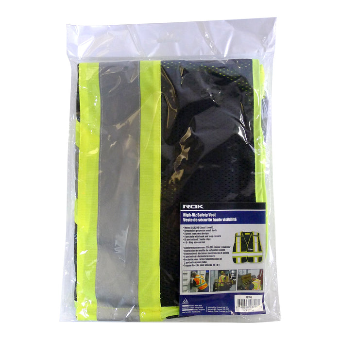 Hi-Viz Safety Vest - Black