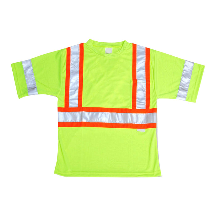 Hi-Viz Safety T-Shirt - Lime M