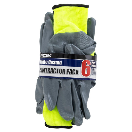 Contractor Glove Pack 6 Pc