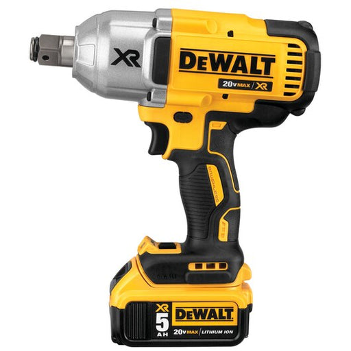 DeWalt 20V MAX* XR® High Torque 3/4 in. Impact Wrench w. Hog Ring Anvil (5.0Ah)