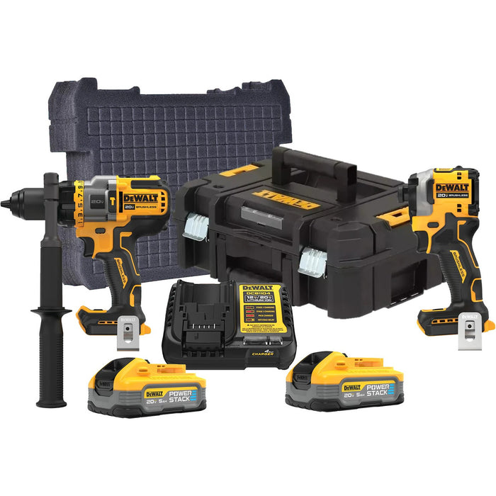 DeWalt 20V Max Hammer Drill and Impact Driver With TSTACK And Foam (Special Edition)