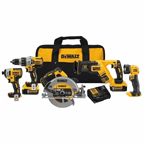 DeWalt 20V MAX* XR® 5-Tool Combo Kit