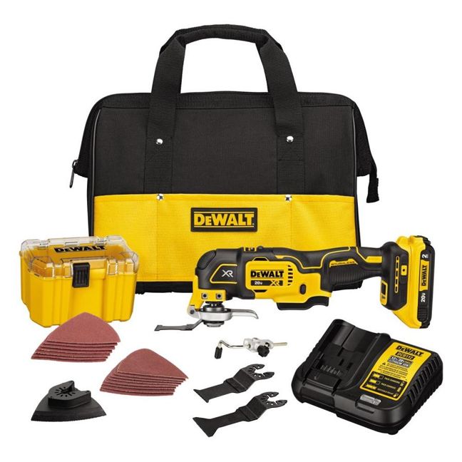 DeWalt 20V MAX* XR® Brushless Cordless 3-Speed Oscillating Multi-Tool Kit (2Ah)