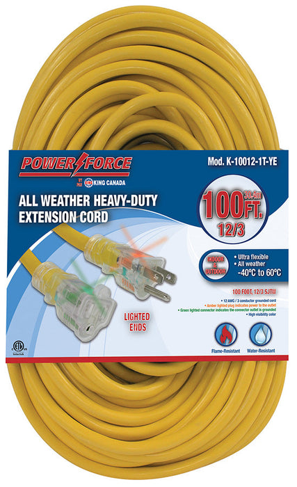 100 Feet Single Tap Extension Cord