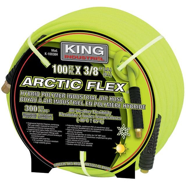 100 Feet X 3/8" Hybrid Polymer Industrial Air Hose