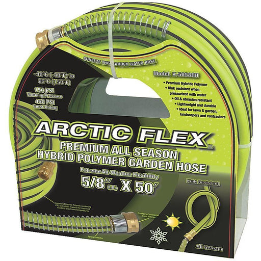 50 Feet X 5/8" Premium Hybrid Polymer Garden Hose