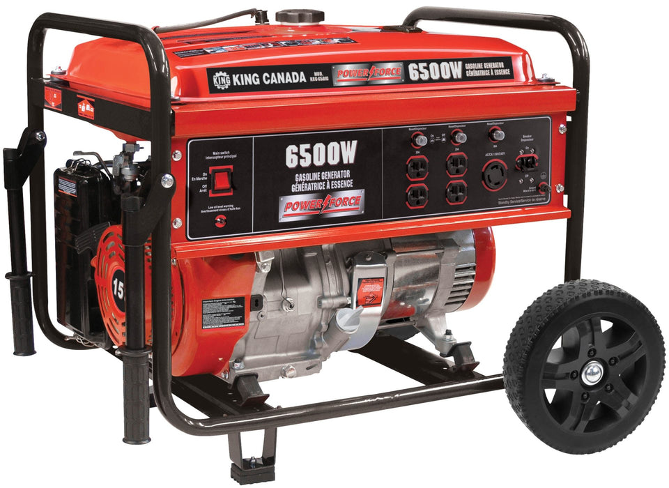 Gasoline Generator w/ Wheel Kit 6500 Watt