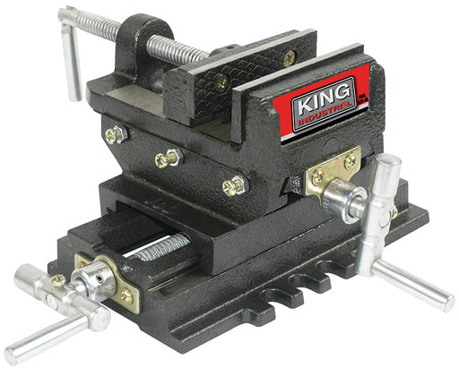 KING-CANADA 5" Cross Slide Vise