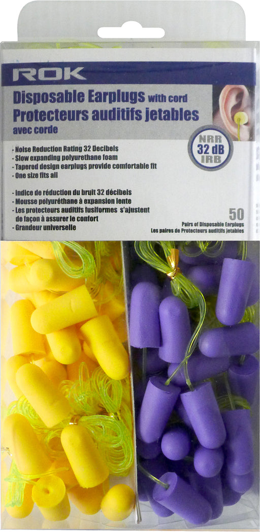 ROK Foam Earplugs