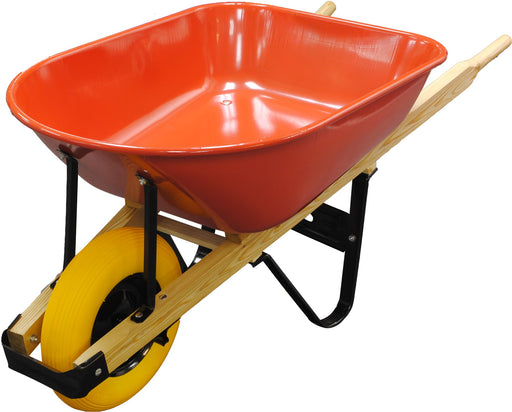 ROK Heavy-Duty Steel Wheelbarrow